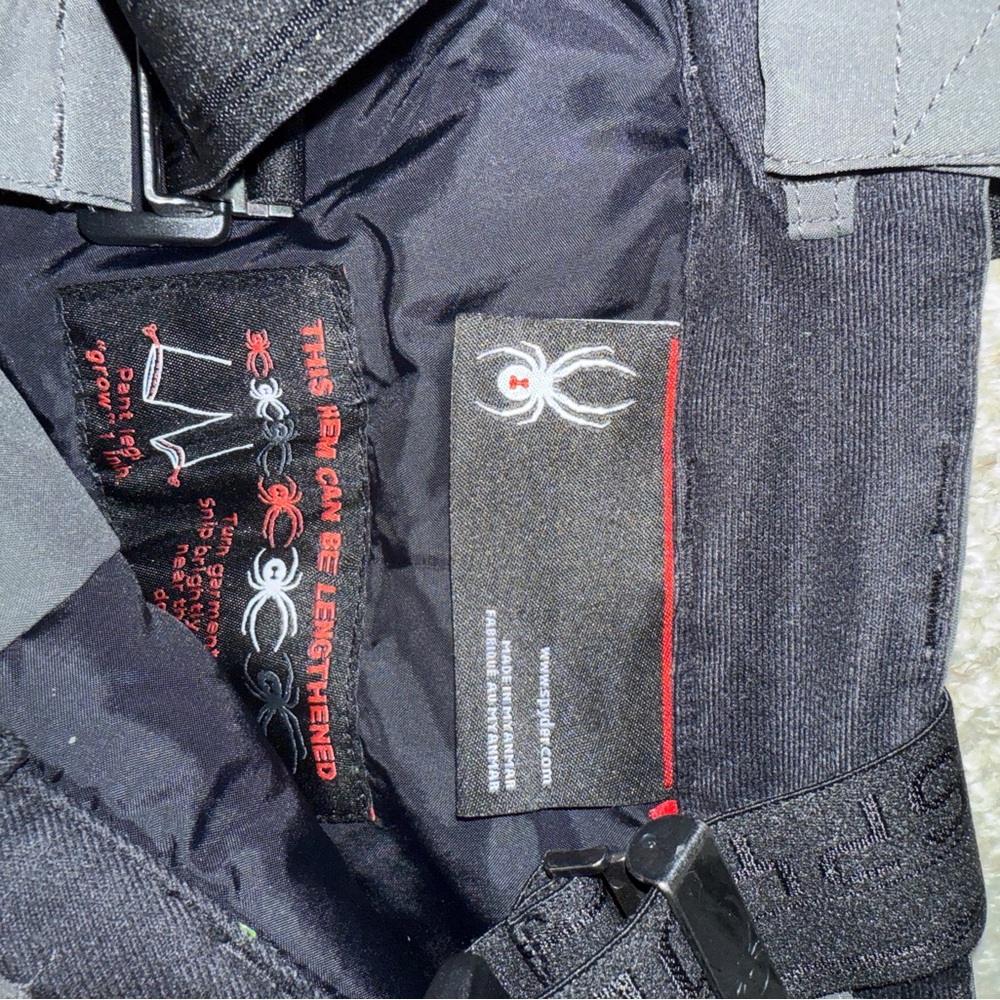 SPYDER boys size 10 ski bibs